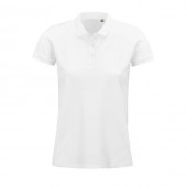 Рубашка поло женская PLANET WOMEN 170 из органического хлопка, белый, размер L