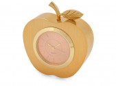 Часы настольные «Золотое яблоко», золотистый/розовый