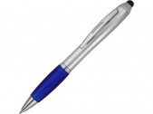 Ручка-стилус шариковая «Nash», серебристый/синий