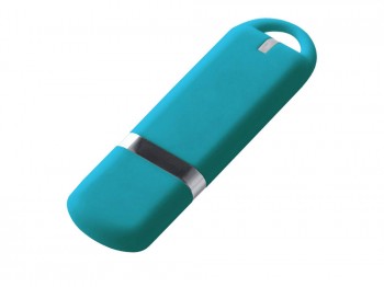 USB 2.0- флешка на 8 Гб, soft-touch, голубой, размер 8Gb