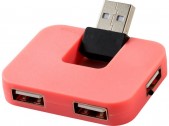 USB Hub «Gaia» на 4 порта, розовый