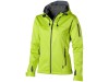 Куртка софтшел 'Match' женская, серый/светло-зеленый, размер 2XL