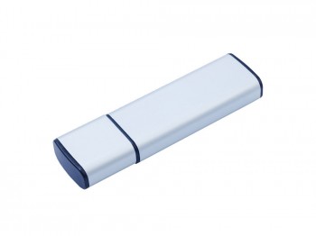 USB 2.0- флешка на 2 Гб «Snow» с колпачком, черный/серебристый, размер 2Gb