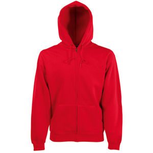 Толстовка с начесом PREMIUM HOODED SWEAT JACKET 280, красный, размер S