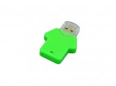 USB 3.0- флешка на 64 Гб в виде футболки, зеленый, размер 64Gb