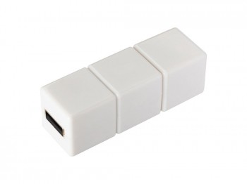 USB 2.0- флешка на 2 Гб «Кубик Рубика», белый, размер 2Gb