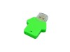 USB 2.0- флешка на 16 Гб в виде футболки, зеленый, размер 16Gb