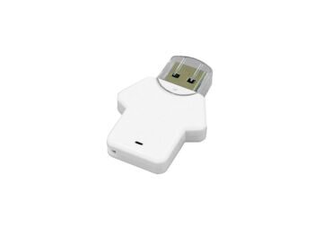 USB 2.0- флешка на 8 Гб в виде футболки, белый, размер 8Gb