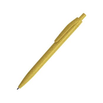 WIPPER, ручка шариковая, пластик с пшеничным волокном, желтый