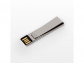 USB 2.0- флешка на 4 Гб «Зажим», серебристый, размер 4Gb