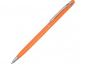 Ручка-стилус металлическая шариковая «Jucy», оранжевый