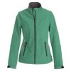 Куртка софтшелл женская Trial Lady зеленая, размер L