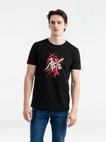 Футболка [Яростьk, черная, размер S