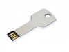 USB 2.0- флешка на 16 Гб в виде ключа, серебристый, размер 16Gb