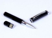 USB 2.0- флешка на 32 Гб в виде ручки с мини чипом, черный, размер 32Gb