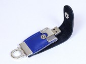 USB 2.0- флешка на 32 Гб в виде брелока, синий, размер 32Gb