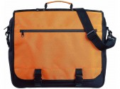 Конференц сумка для документов «Anchorage», черный/оранжевый