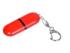USB 2.0- флешка промо на 4 Гб каплевидной формы, красный, размер 4Gb