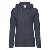 Толстовка женская без начеса LADIES LIGHTWEIGHT HOODED SWEAT 240, тёмно-синий, размер 2XL