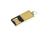 USB 2.0- флешка мини на 64 Гб с мини чипом, золотистый, размер 64Gb