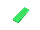USB 2.0- флешка промо на 32 Гб в виде скрепки, зеленый, размер 32Gb