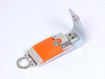 USB 2.0- флешка на 64 Гб в виде брелока, оранжевый, размер 64Gb