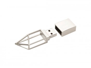 USB 2.0- флешка на 32 Гб «Геометрия», серебристый, размер 32Gb