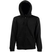 Толстовка с начесом PREMIUM HOODED SWEAT JACKET 280, черный, размер XL