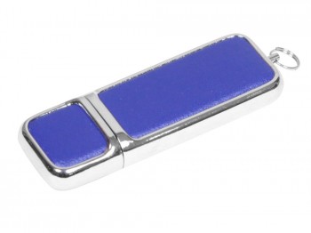 USB 2.0- флешка на 32 Гб компактной формы, синий/серебристый, размер 32Gb