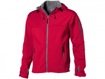 Куртка софтшел 'Match' мужская, серый/красный, размер L