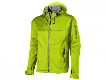 Куртка софтшел 'Match' мужская, серый/светло-зеленый, размер L