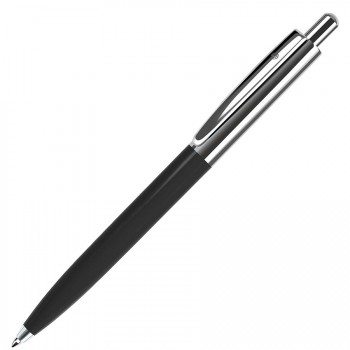 Ручка шариковая BUSINESS, черный, серебристый