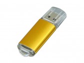 USB 3.0- флешка на 64 Гб с прозрачным колпачком, золотистый, размер 64Gb