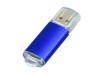 USB 2.0- флешка на 64 Гб с прозрачным колпачком, синий, размер 64Gb