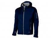 Куртка софтшел 'Match' мужская, серый/темно-синий, размер 2XL