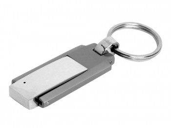 USB 2.0- флешка на 16 Гб в виде массивного брелока, серебристый, размер 16Gb