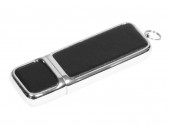 USB 2.0- флешка на 4 Гб компактной формы, черный/серебристый, размер 4Gb