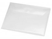 Папка-конверт А4, белый прозрачный