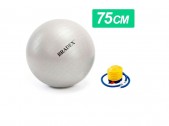 Мяч для фитнеса «Fitball 75» с насосом, серебристый