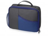 Изотермическая сумка-холодильник «Breeze» для ланч-бокса, серый/синий
