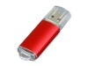 USB 2.0- флешка на 64 Гб с прозрачным колпачком, красный, размер 64Gb