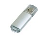 USB 2.0- флешка на 4 Гб с прозрачным колпачком, серебристый, размер 4Gb