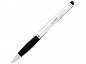Ручка-стилус шариковая «Ziggy», черный/серебристый, размер черные чернила