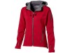 Куртка софтшел 'Match' женская, серый/красный, размер L