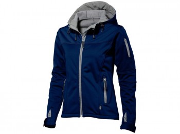 Куртка софтшел 'Match' женская, серый/темно-синий, размер M