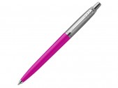 Ручка шариковая Parker «Jotter Originals Magenta»  в эко-упаковке, розовый/серебристый