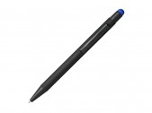 Ручка-стилус металлическая шариковая «Dax» soft-touch, черный