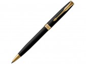Ручка шариковая Parker «Sonnet Core Matte Black GT», черный/золотистый