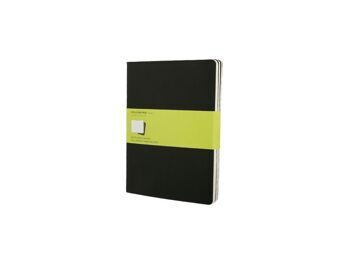 Набор записных книжек Cahier, ХLarge (нелинованный), черный, размер XLarge