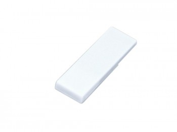 USB 2.0- флешка промо на 64 Гб в виде скрепки, белый, размер 64Gb